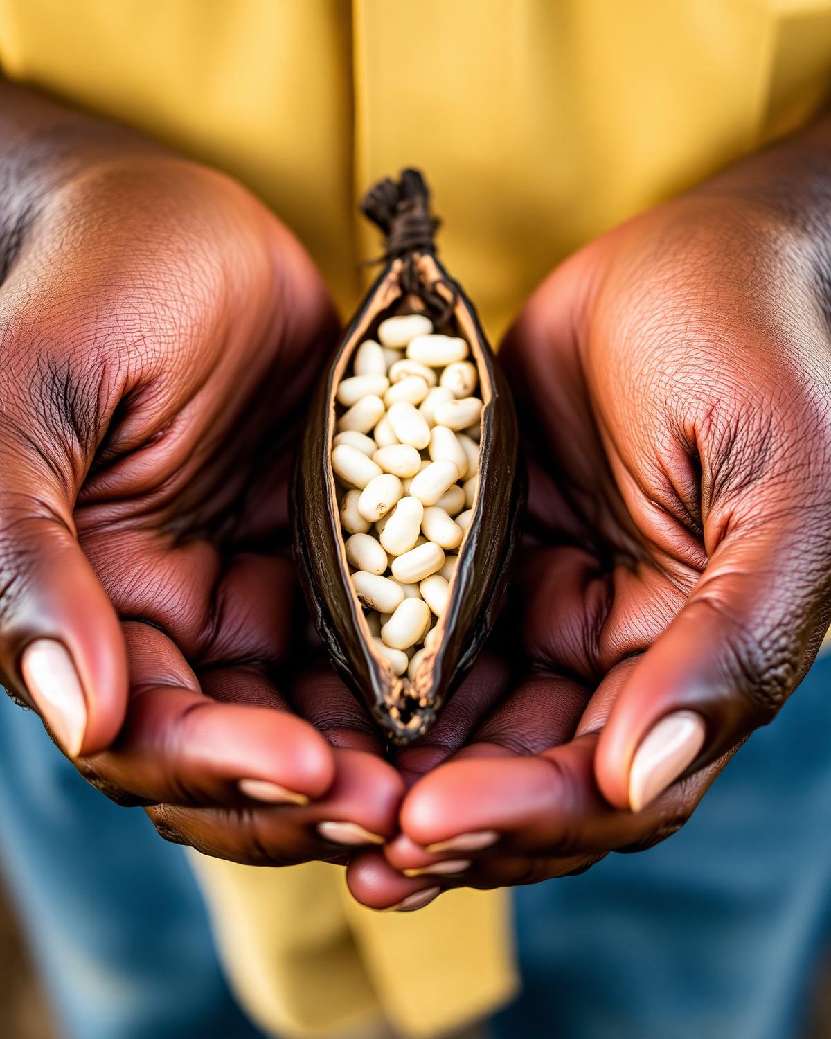 Producteurs camerounais dans leur exploitation